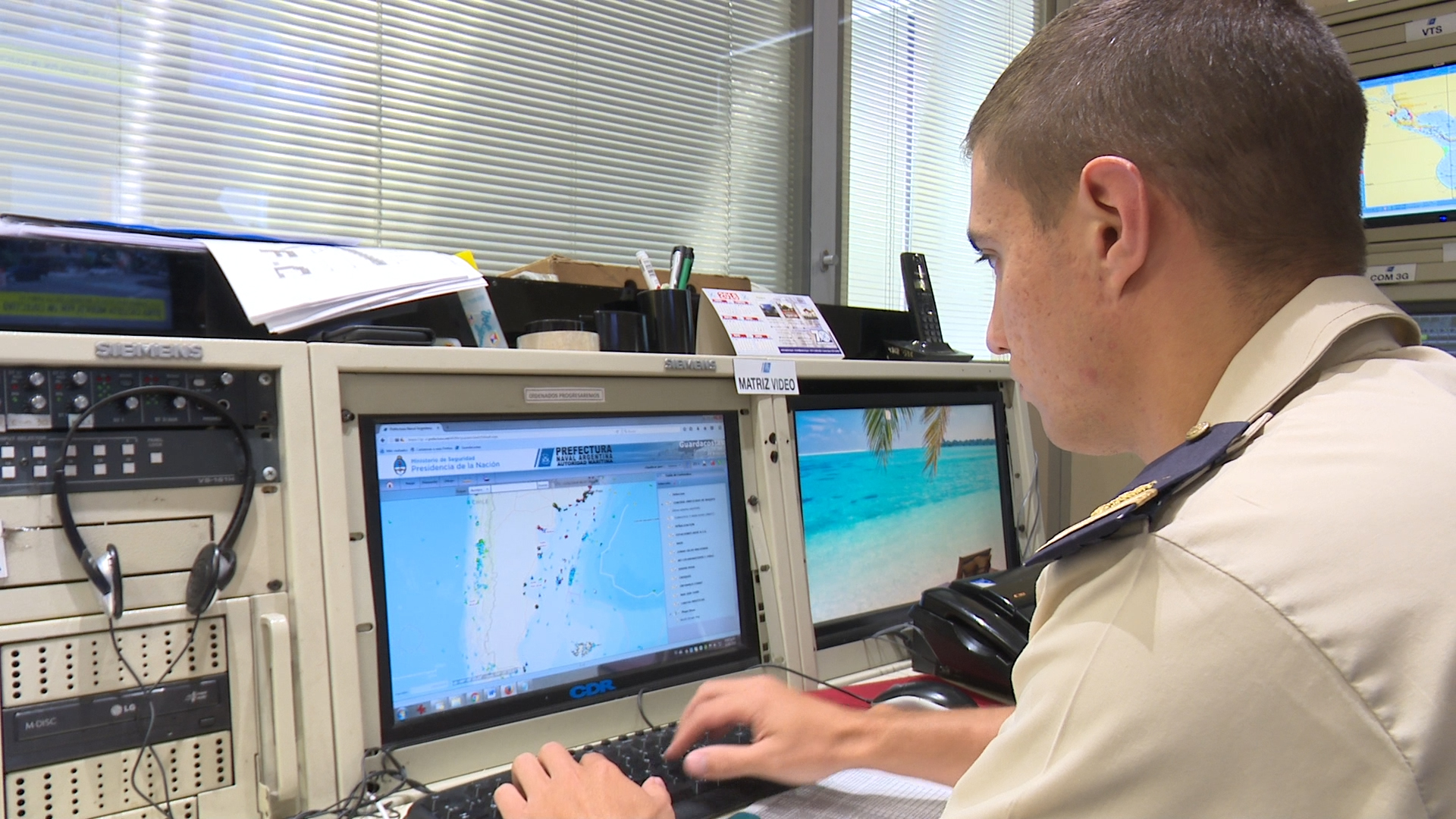 阿根廷海岸卫队使用实时数据来追踪入境的船只