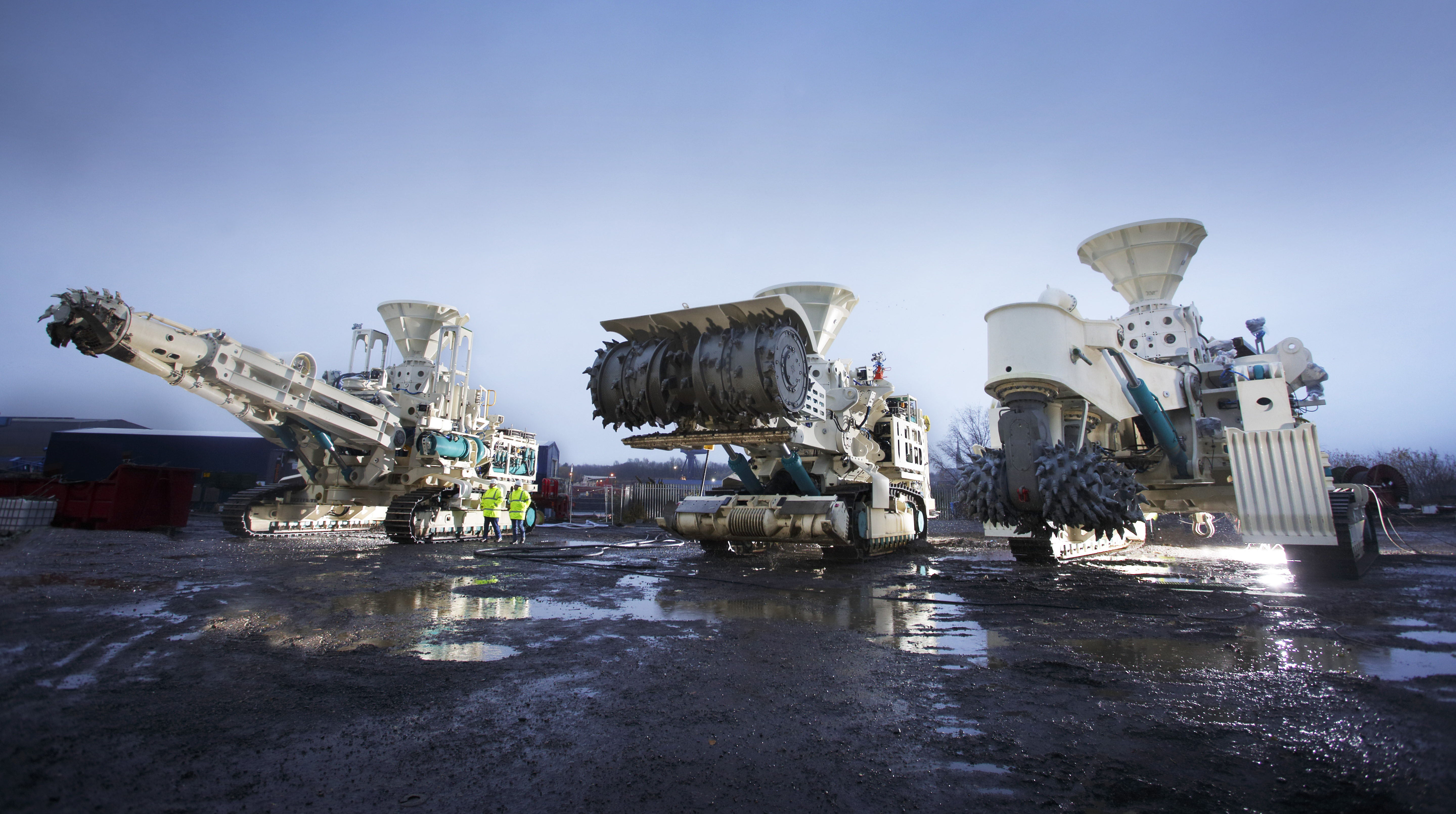 Deep seabed mining machines manufactured by Nautilus Minerals (Image: Nautilus Minerals)