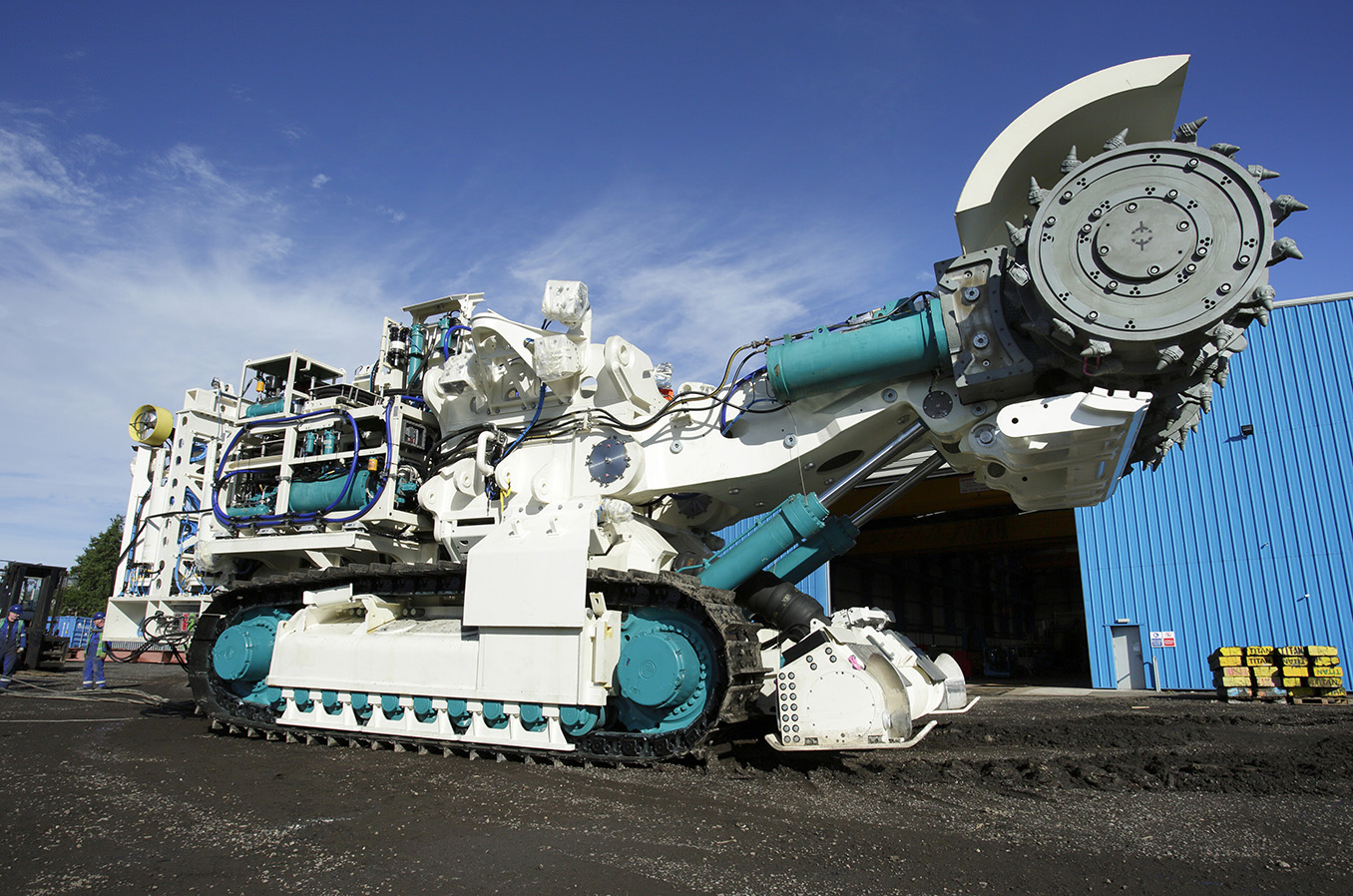 加拿大的勘探公司Nautilus Minerals大大型海床切割设备。图片来源: Nautilus
