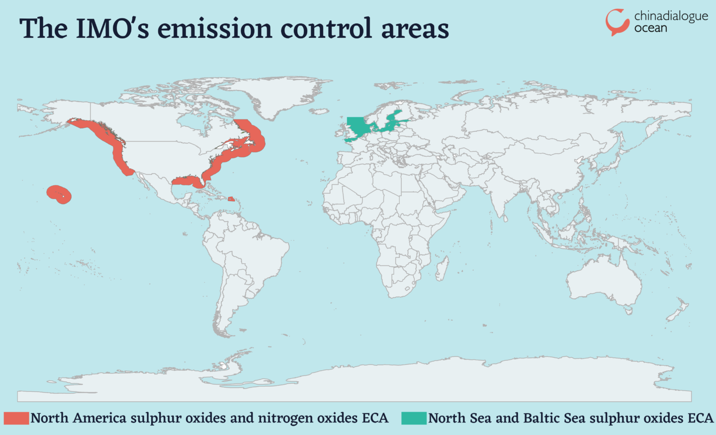 The IMO's emission control areas, shipping emissions, ship emissions, emissions from ships
