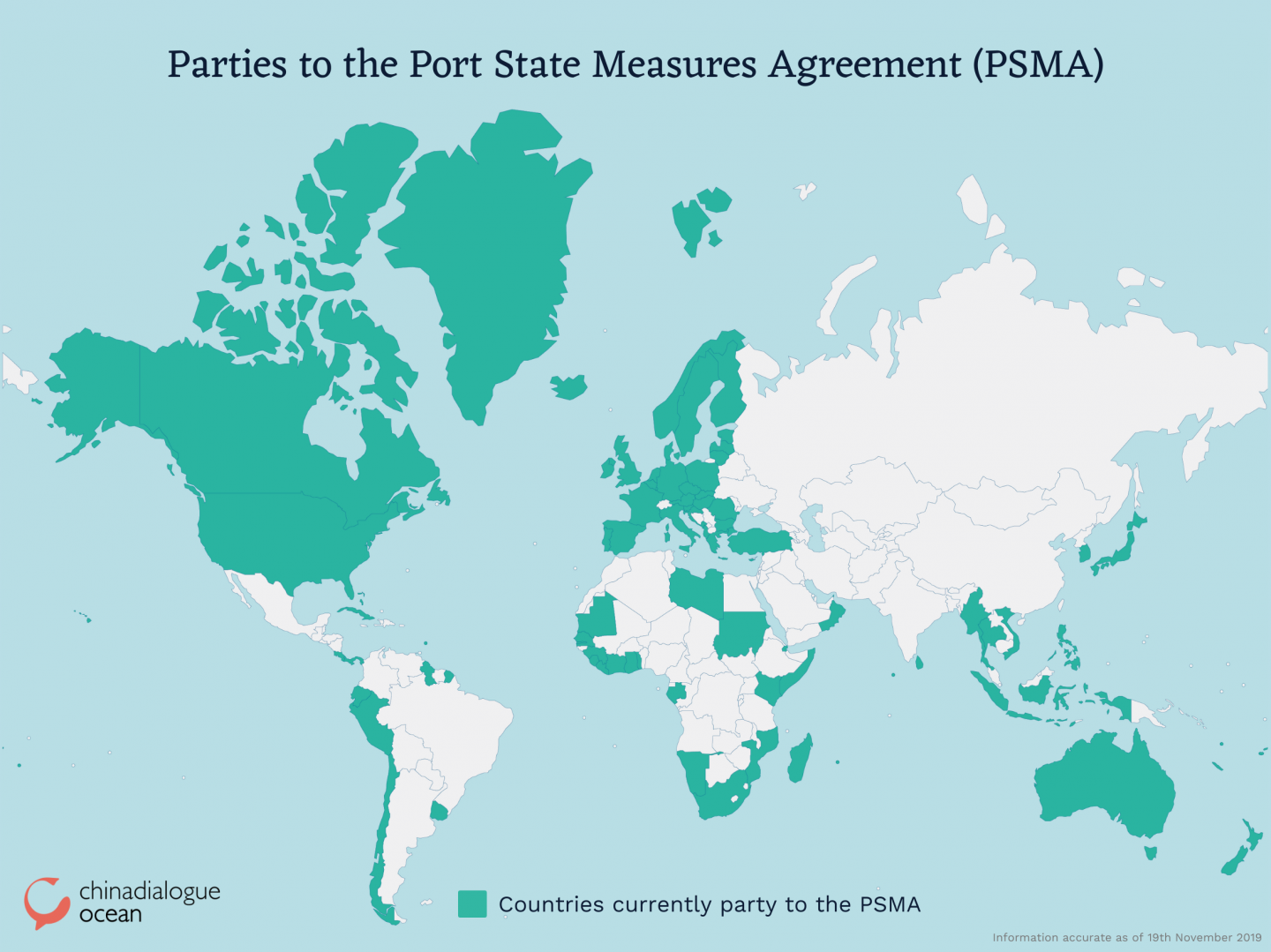 which countries are party to PSMA (Port State Measures Agreement)?