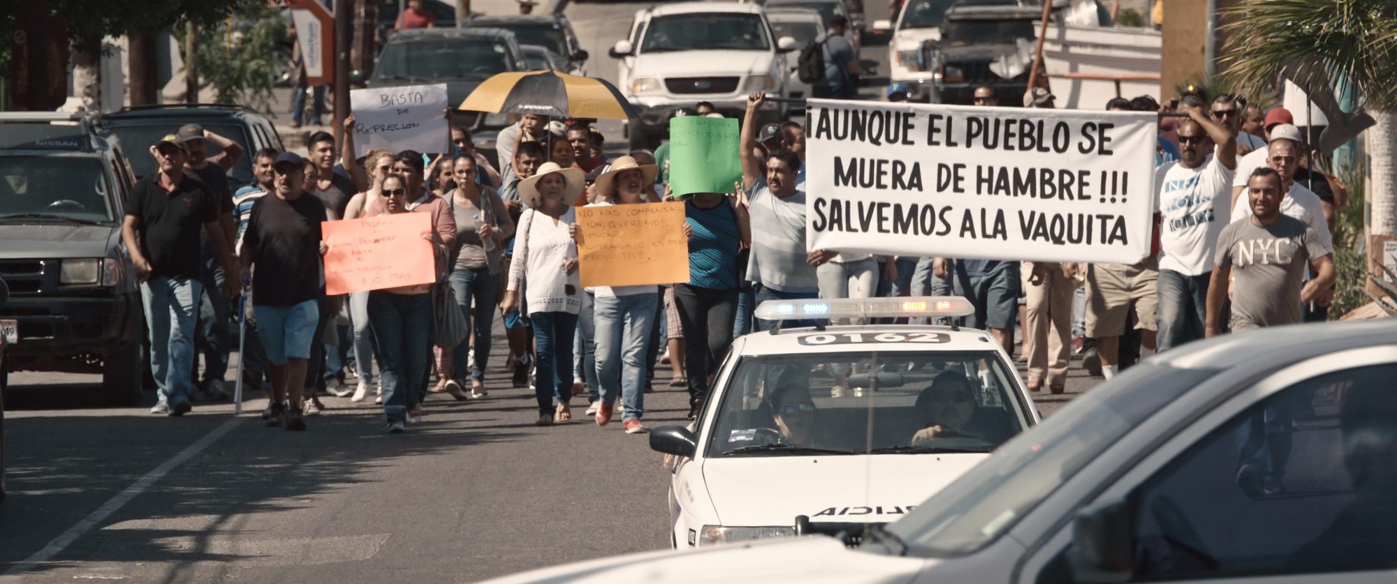 Protest of Fishermen in San Felipe.