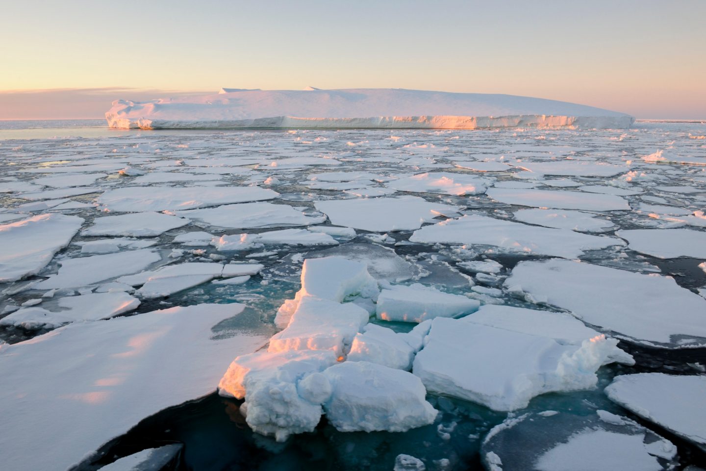 The pristine, frozen environment of the Ross Sea, protected by the world’s largest reserve since 2017 