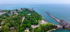 <p>Penglai, where the tunnel would reach Shandong province (Image: Alamy)</p>