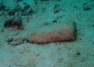 <p>An unexploded, homemade fish bomb off the Mantanani islands, Sabah (Image: Adzmin Fatta / Reef Check Malaysia)</p>