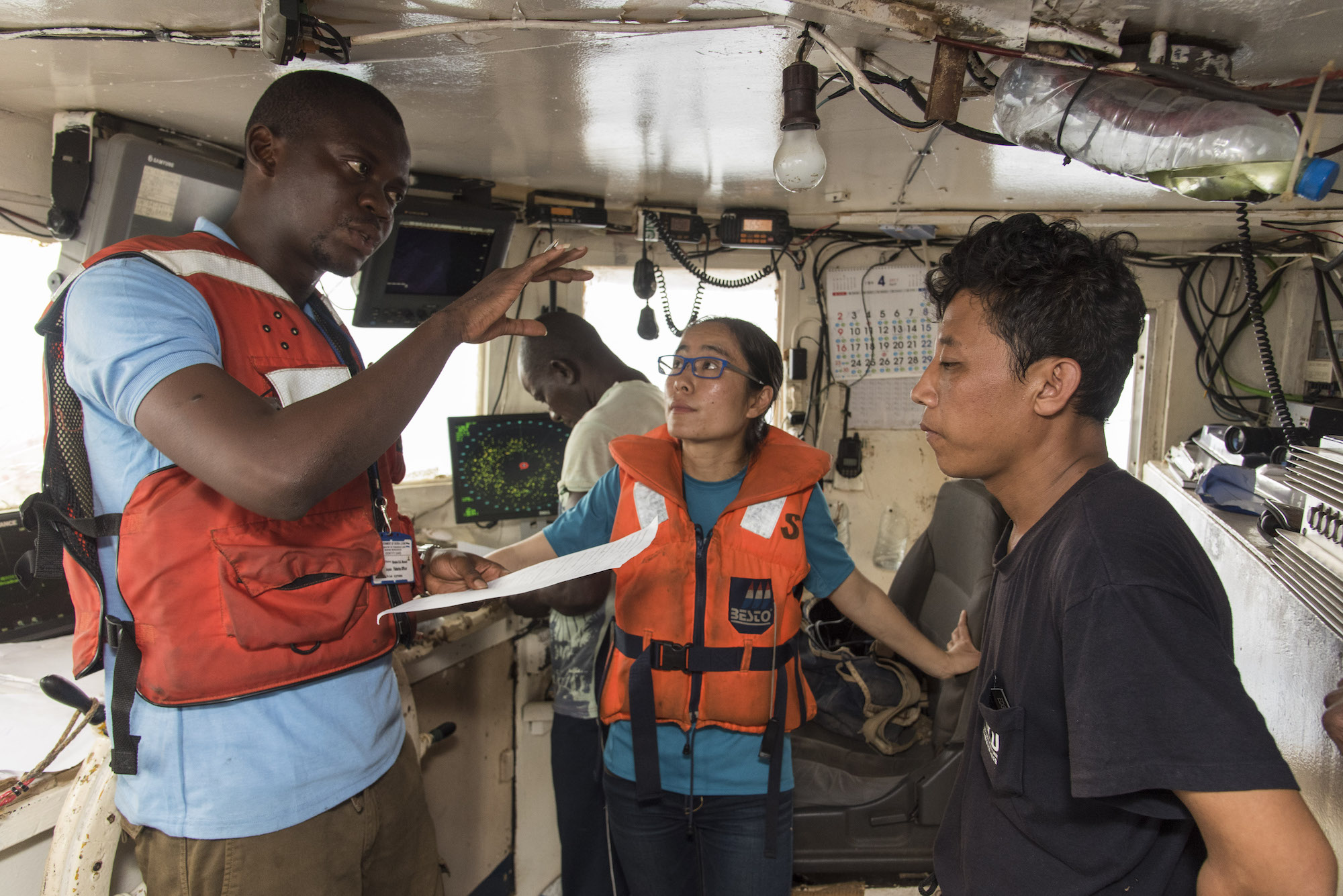 Inspection of Korean Fishing Vessel in Sierra Leone