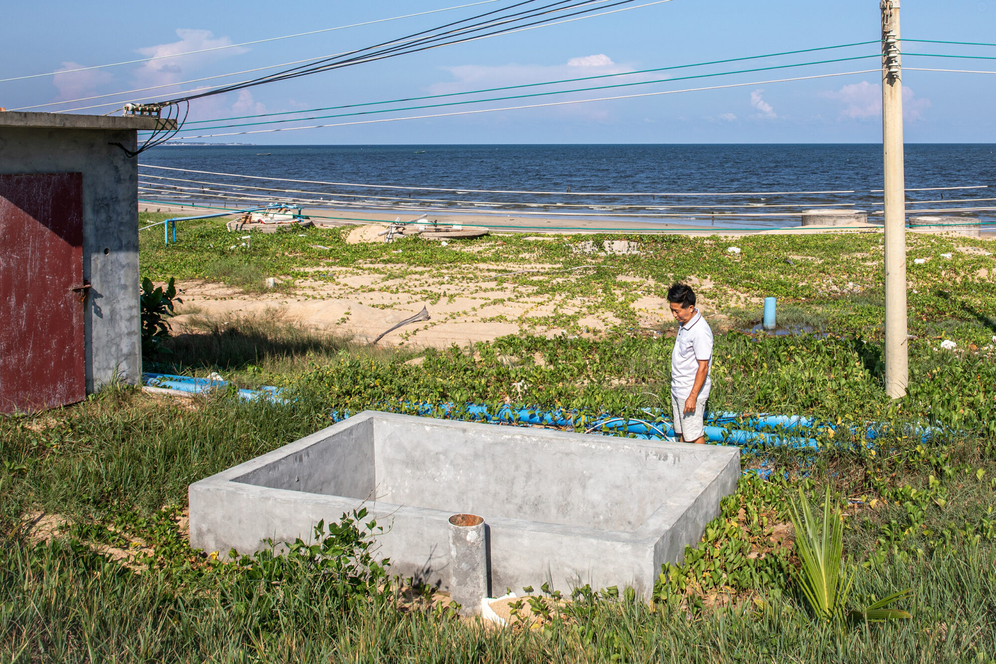 aquaculture along the Huiwen coast 