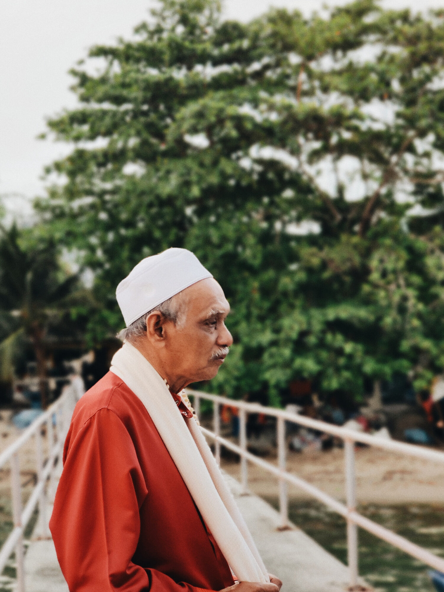 Tuan Haji Zakaria has been fishing along the south coast of Penang Island for 45 years 