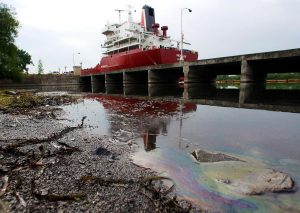 Shipping is one of the biggest sources of ocean oil slicks