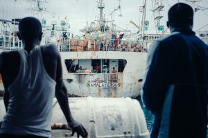 <p>The two main factors determining risks are the flag a vessel flies and the fishing gear it carries, new research has found (Image © Liu Yuyang / Greenpeace)</p>